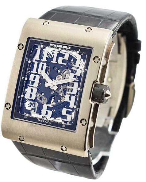 Review Richard Mille RM 016 White Gold Black Crocodile Strap watch review - Click Image to Close